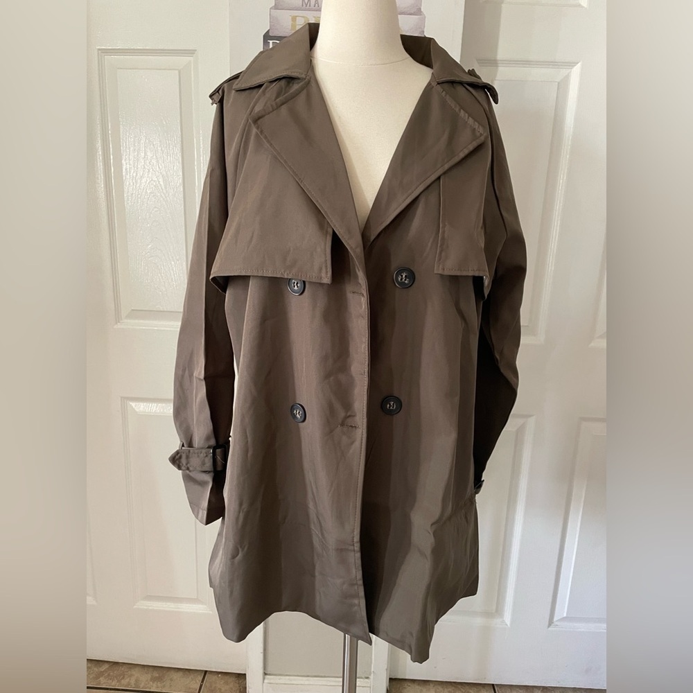 Stylish Women's Brown Utility Jacket